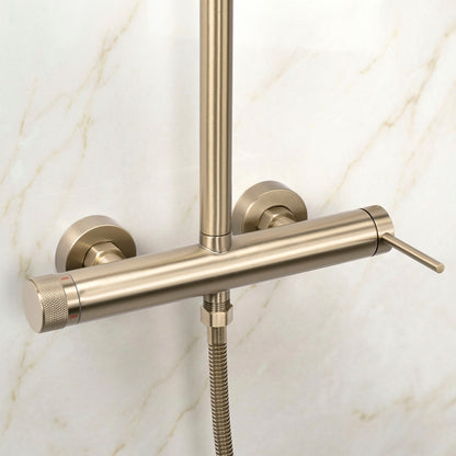 Duschgarnitur Rea Foss Clif Brush Gold  2