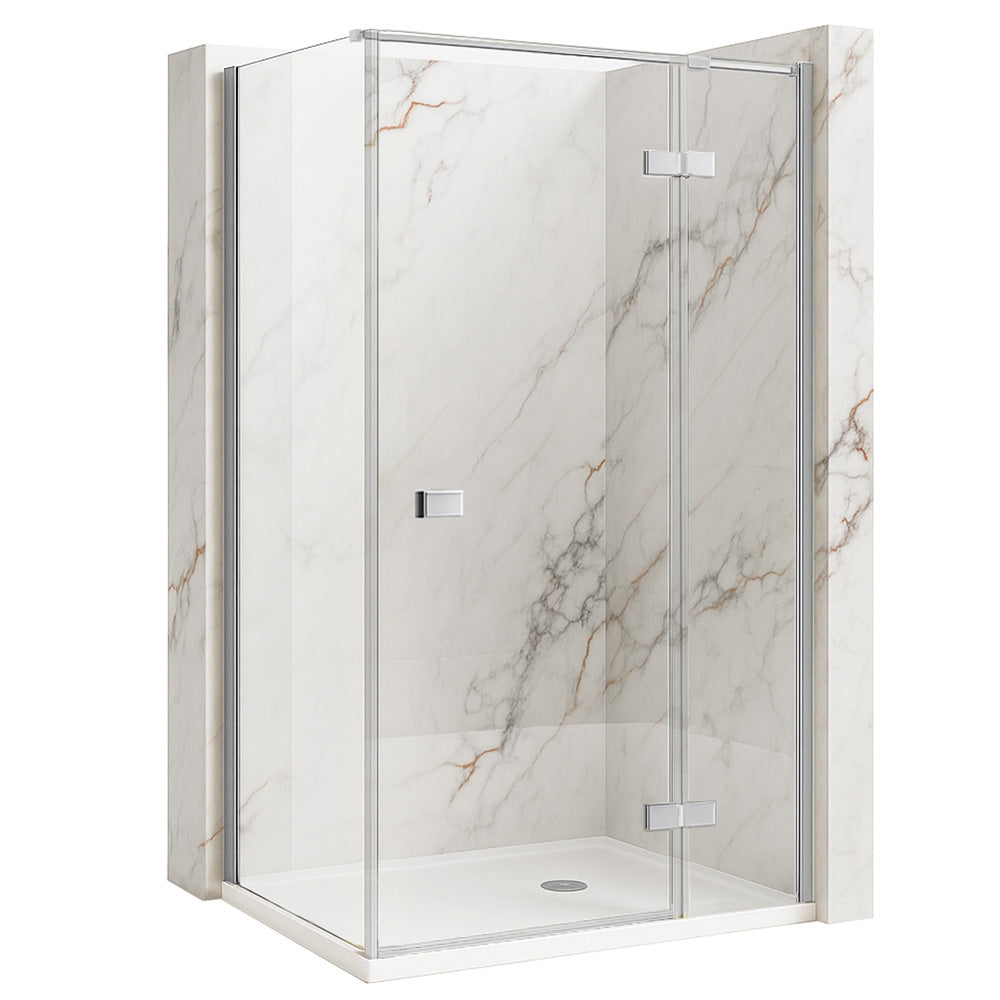 Duschkabine Rea Atlas 100x100 Chrome linke 1