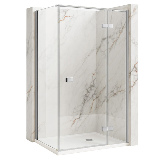 Duschkabine Rea Atlas 100x100 Chrome linke 1