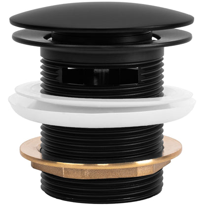 Wanne Stöpsel Klik-Klak Rea Black 6cm 3
