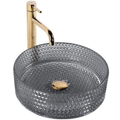 Aufsatzwaschbecken Rea Cristal Black 5