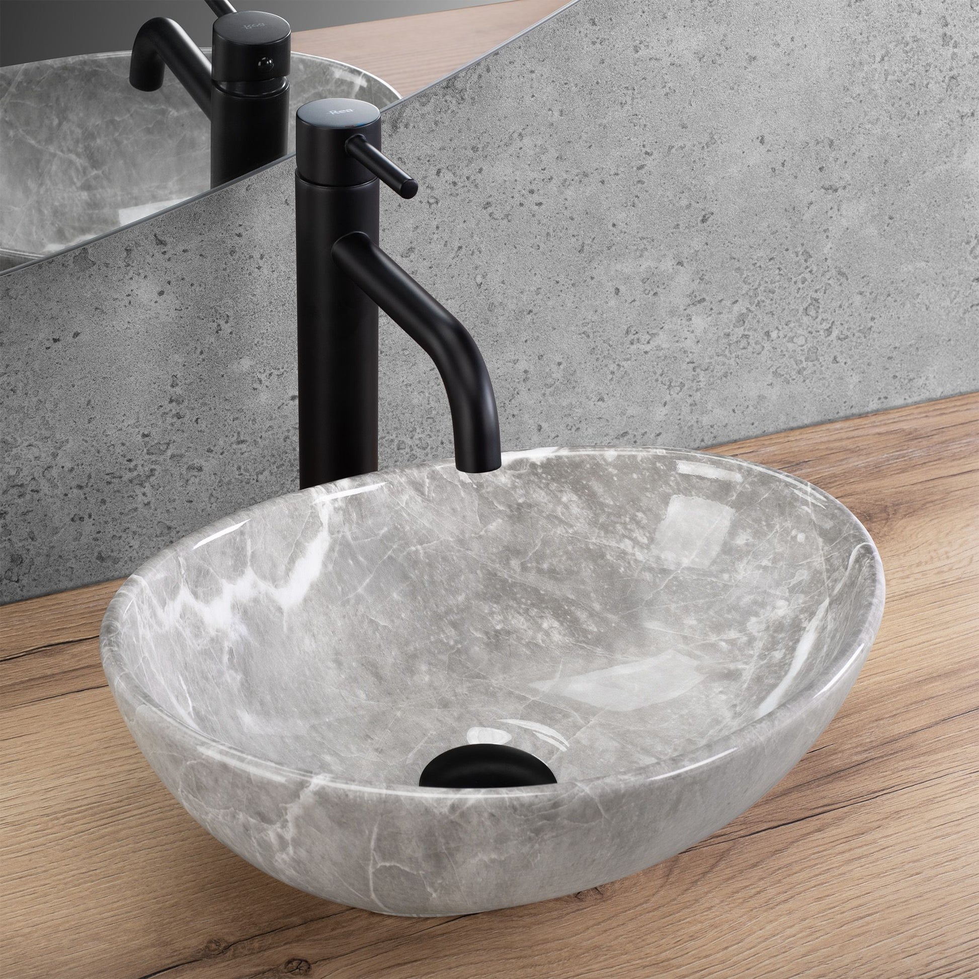 Aufsatzwaschbecken Rea Sofia Mini Grigio  2