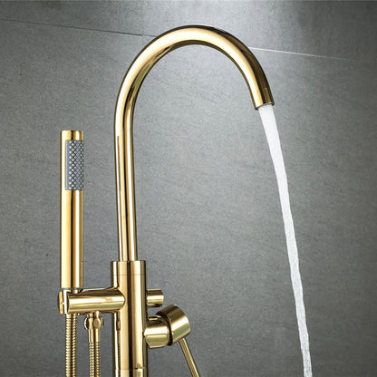 Frei stehende Armatur Rea Lungo Gold  2