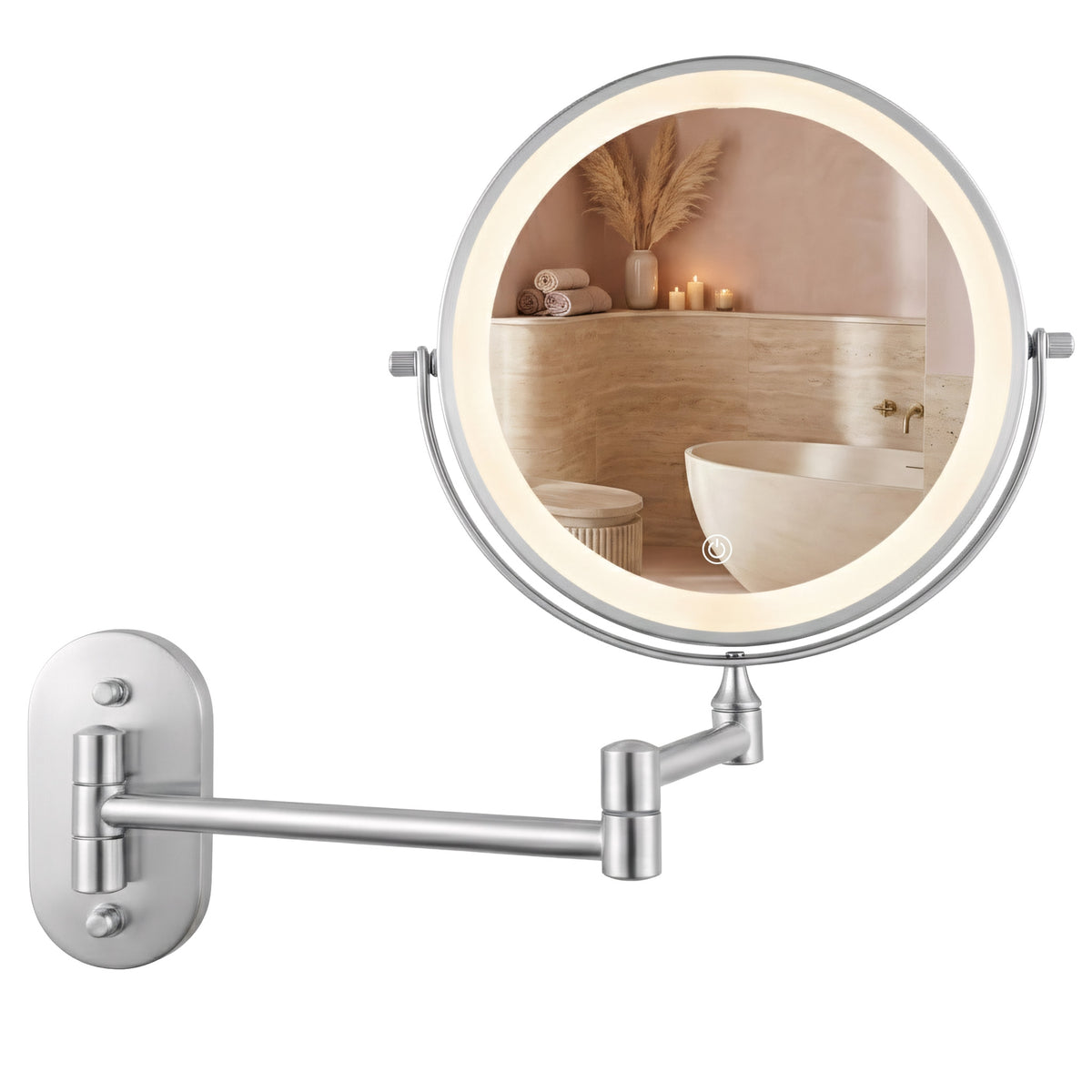 Spiegel LED Glow Chrome  1