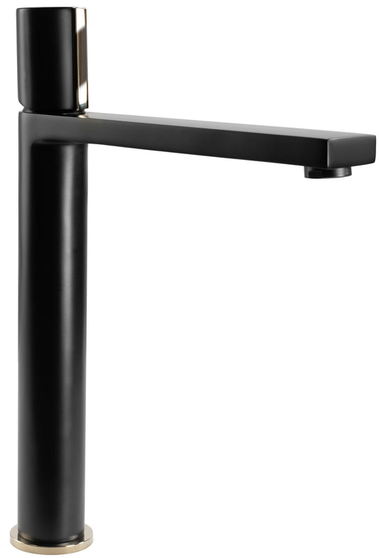 Waschbeckenarmatur  ICON Black Gold High  1