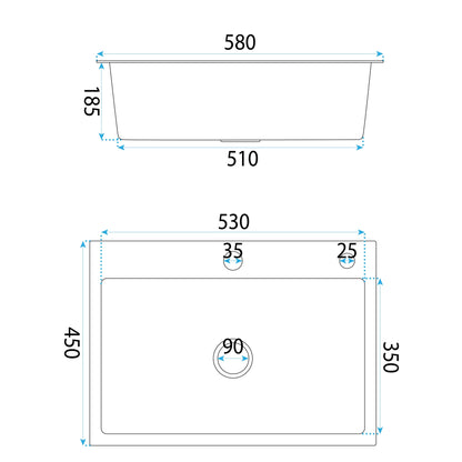 Edelstahlspüle Liam Brush Copper mit Küchenarmatur 4