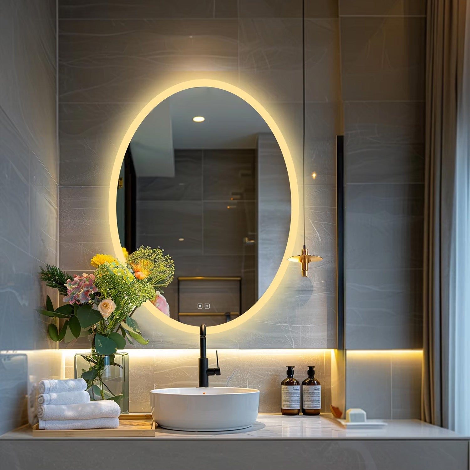 Spiegel LED 60x80cm WWA  7