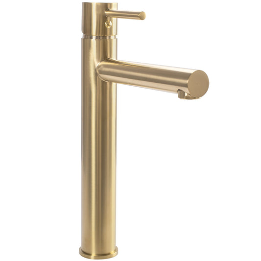 Waschbeckenarmatur Rea Tess Brush Gold High  1