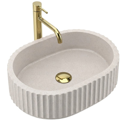 Aufsatzwaschbecken Rea Margaret Beige  9