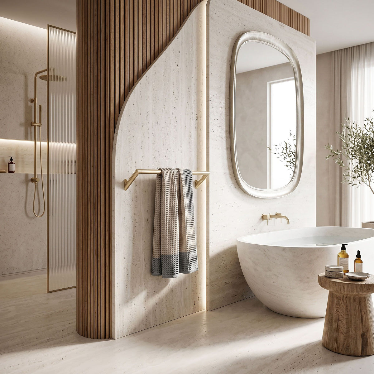 Badezimmer-Aufhänger Will Brush Gold 8