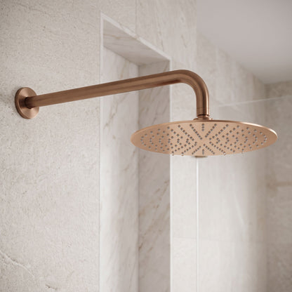 Runder Duscharm REA JS-9021 40cm Brush Copper 2