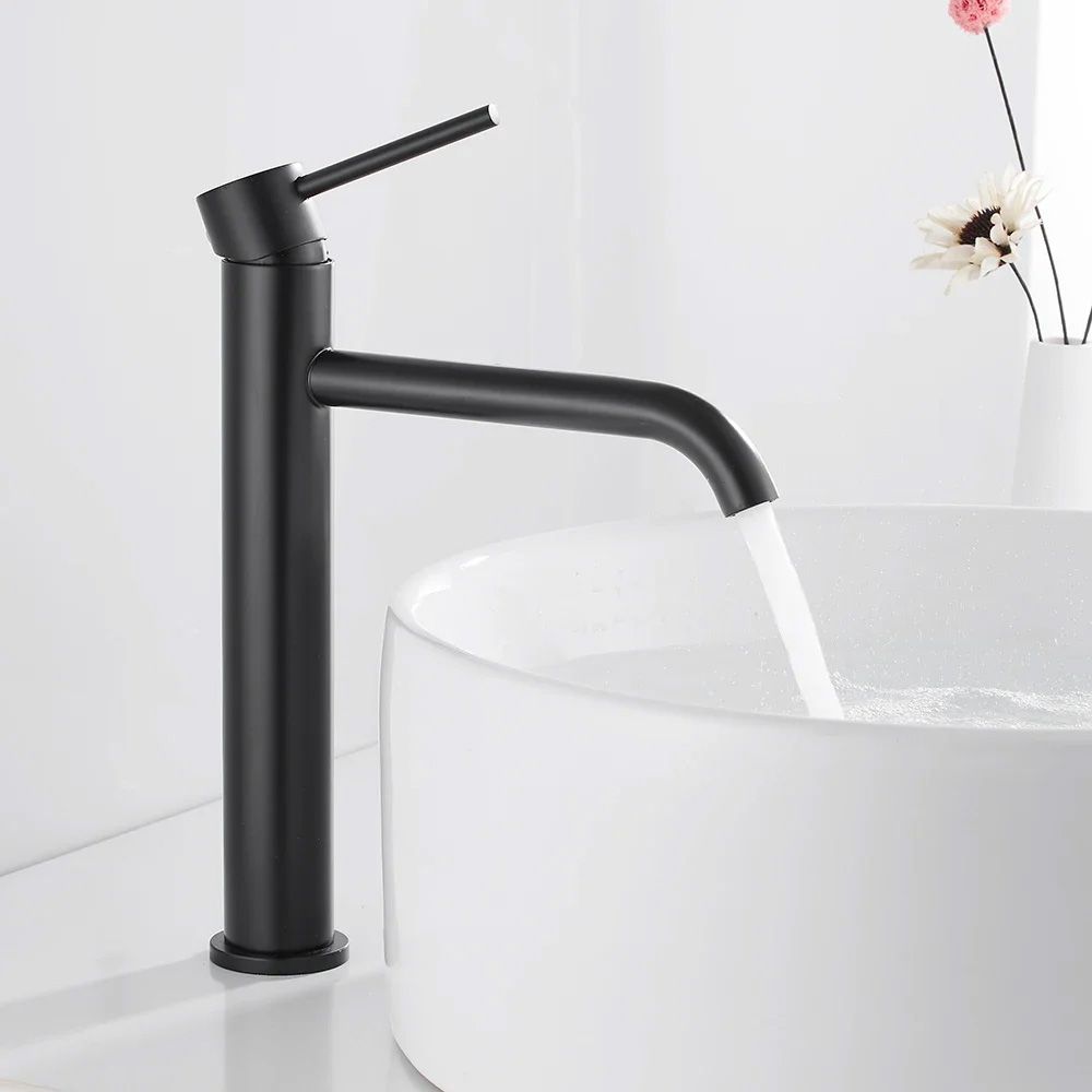 Waschbeckenarmatur Rea Lungo Black High 6