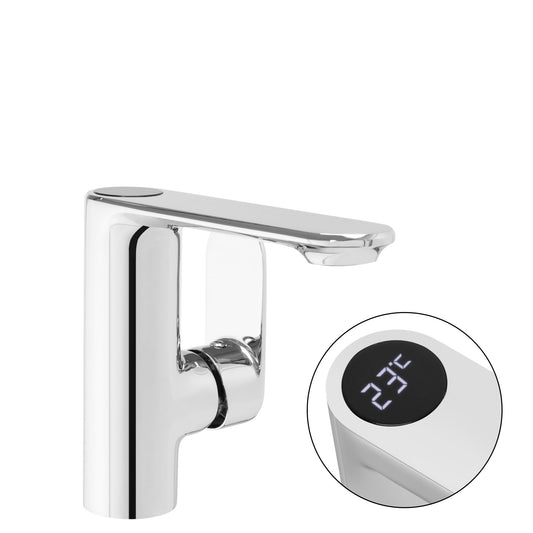 Waschbeckenarmatur Rea Mils LCD Chrom low  1