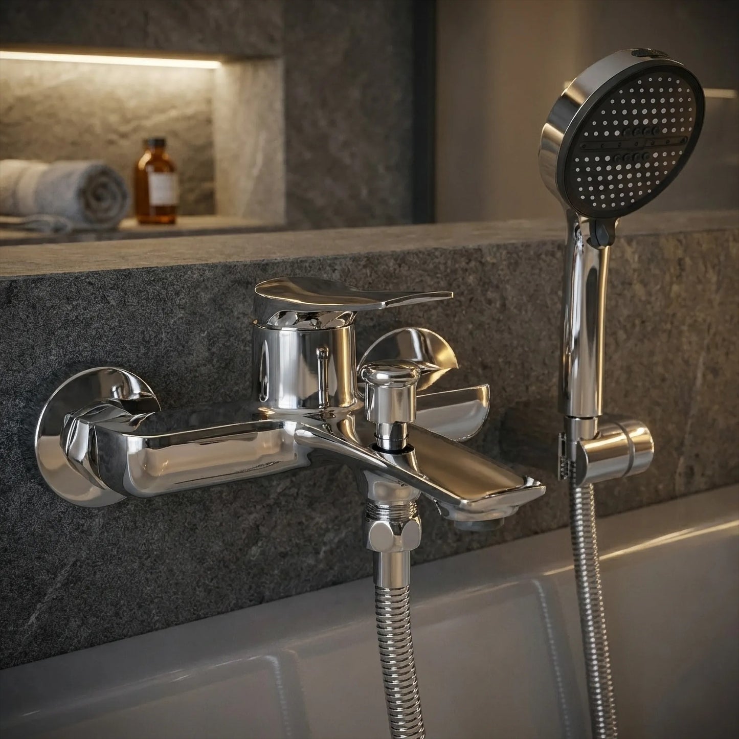 Badewannenarmatur PREMIUM REA Vision Chrome  7