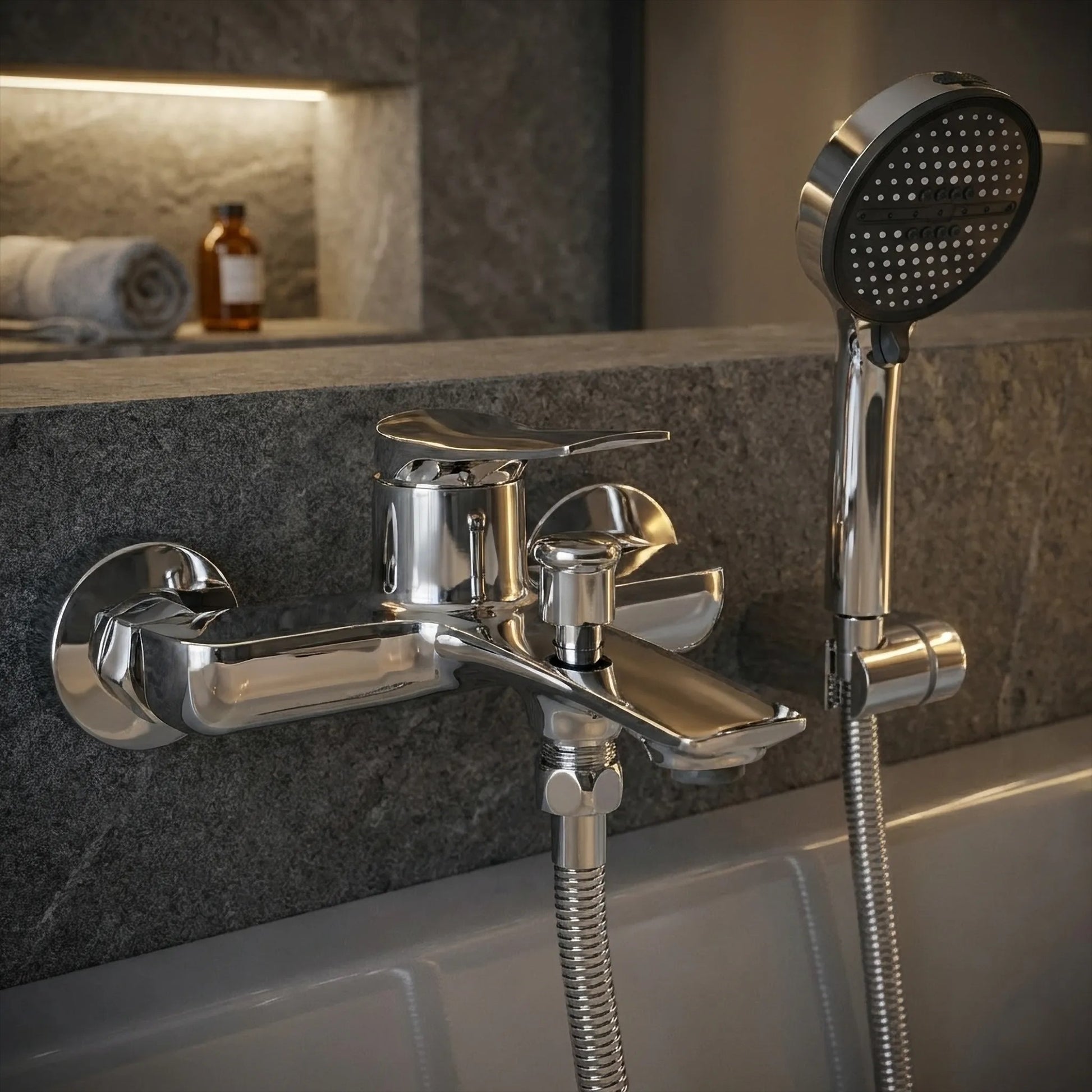 Badewannenarmatur PREMIUM REA Vision Chrome  7