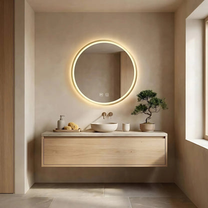 Spiegel LED 80cm MMJ Gold  7