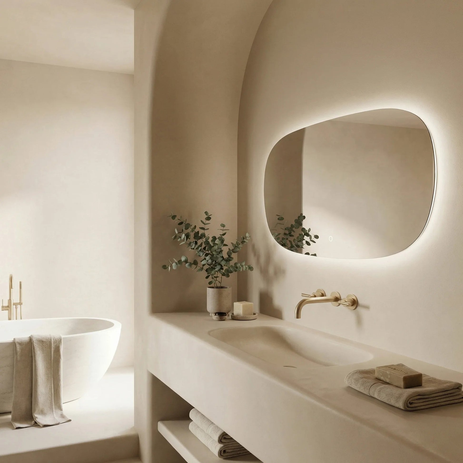 Spiegel LED 100x60cm TOP-4  7