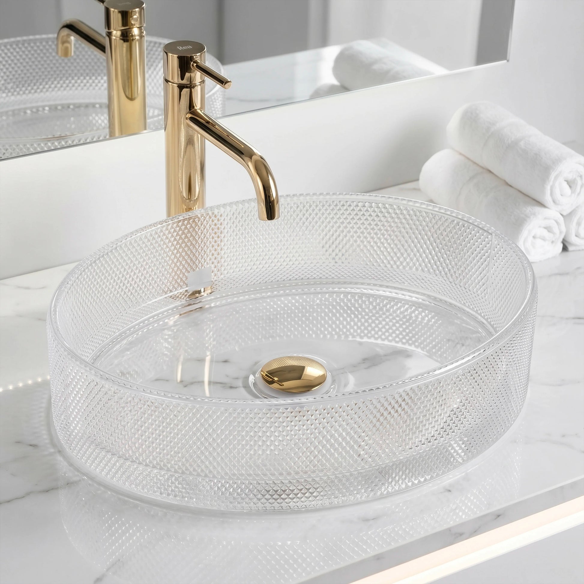 Aufsatzwaschbecken REA Mirella Transparent  7