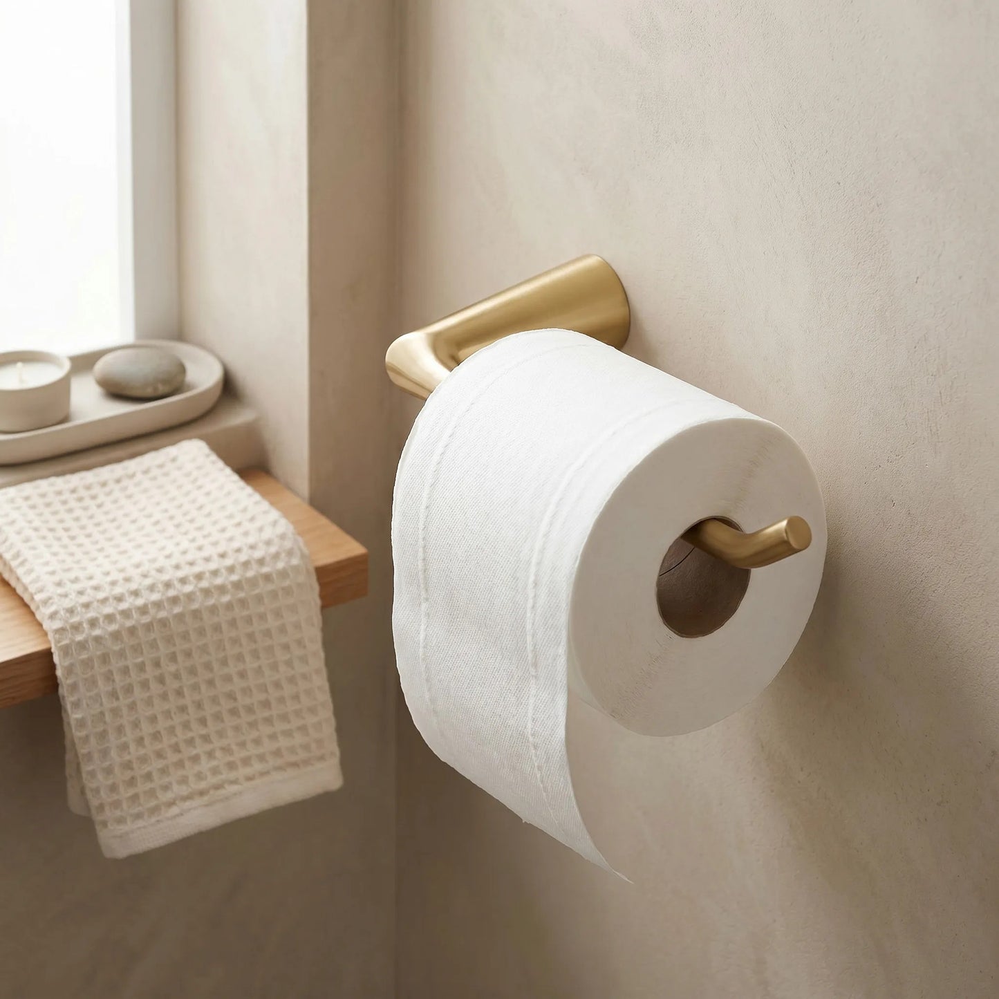 Halter für Toilettenpapier 16205 VIBE Brush Gold  7