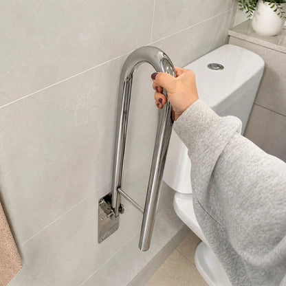 Klappbarer Haltegriff fürs Badezimmer Chrome  7