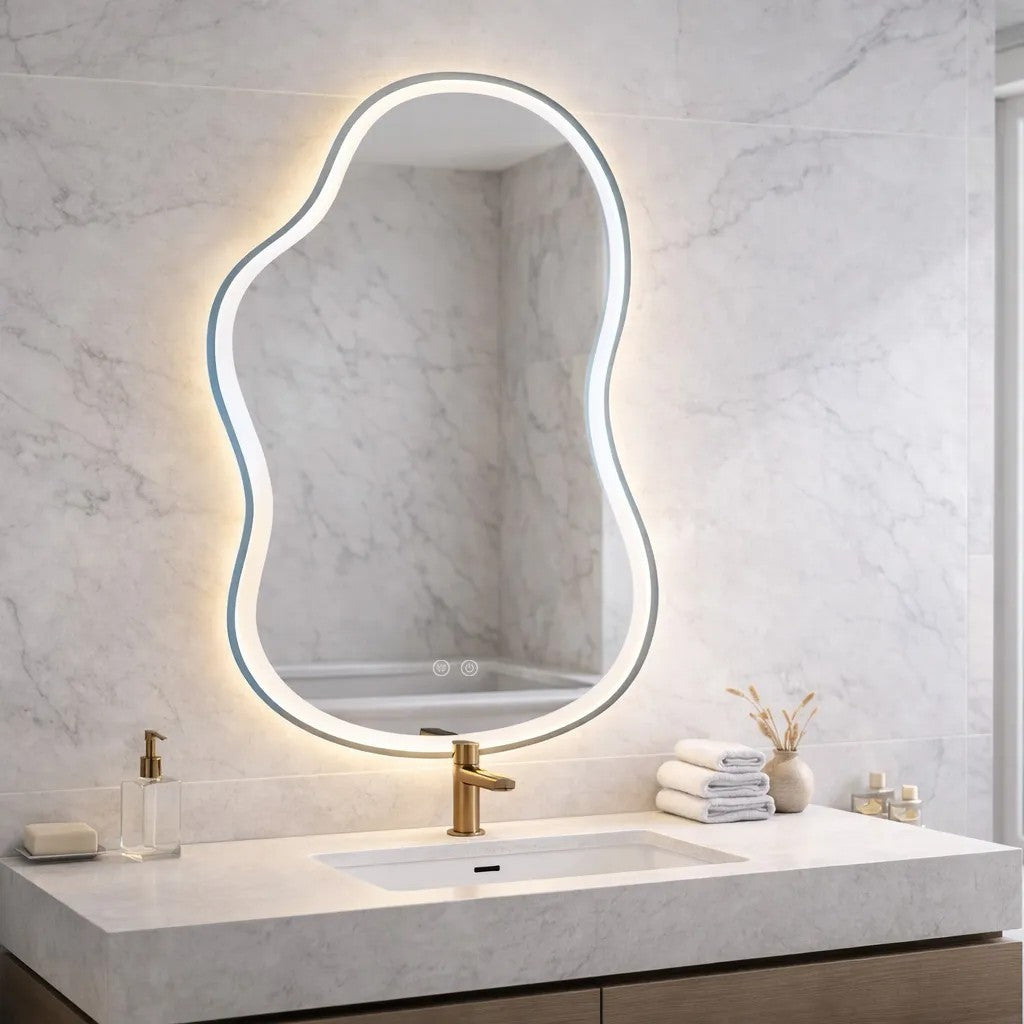 Spiegel LED UNO DOUBLE 80x55 cm  7
