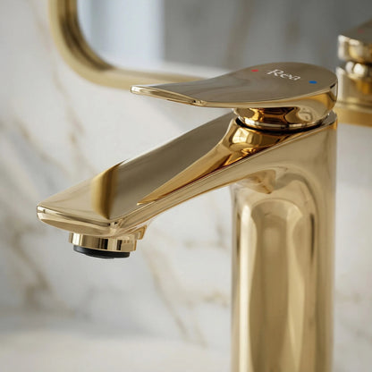 Waschbeckenarmatur PREMIUM Rea Vision Gold Low  7