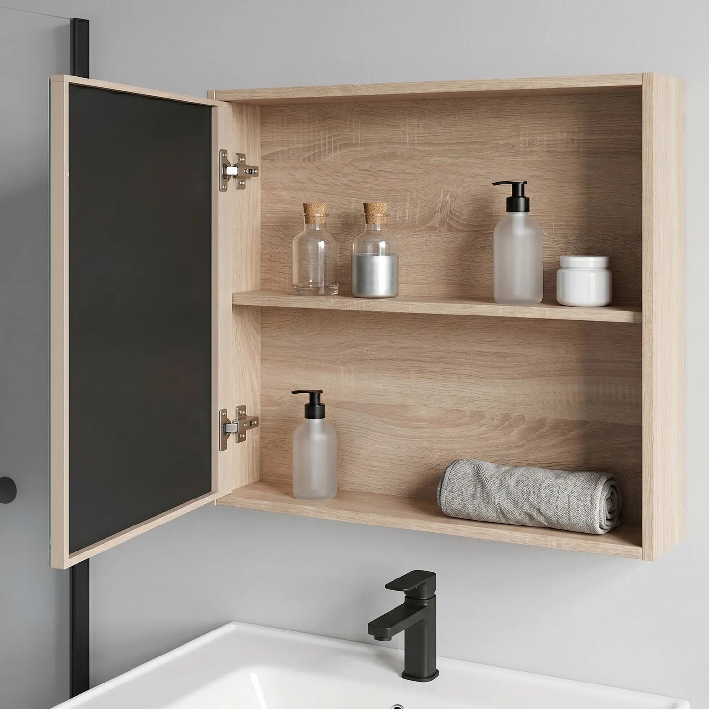 Badezimmermöbel-Set mit Waschbecken Gama T25023 BXM 80CM  7