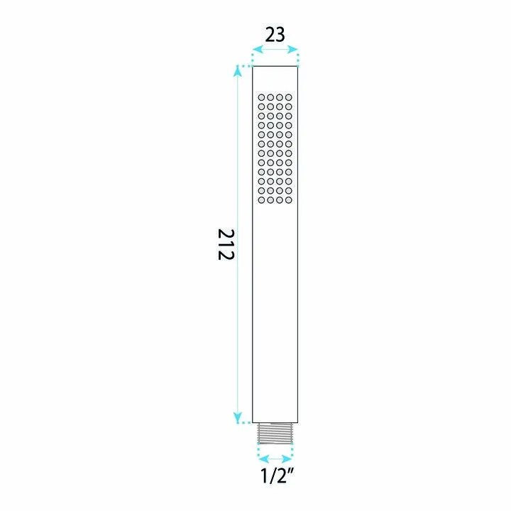 Handbrause REA JS-018 CHROME 7