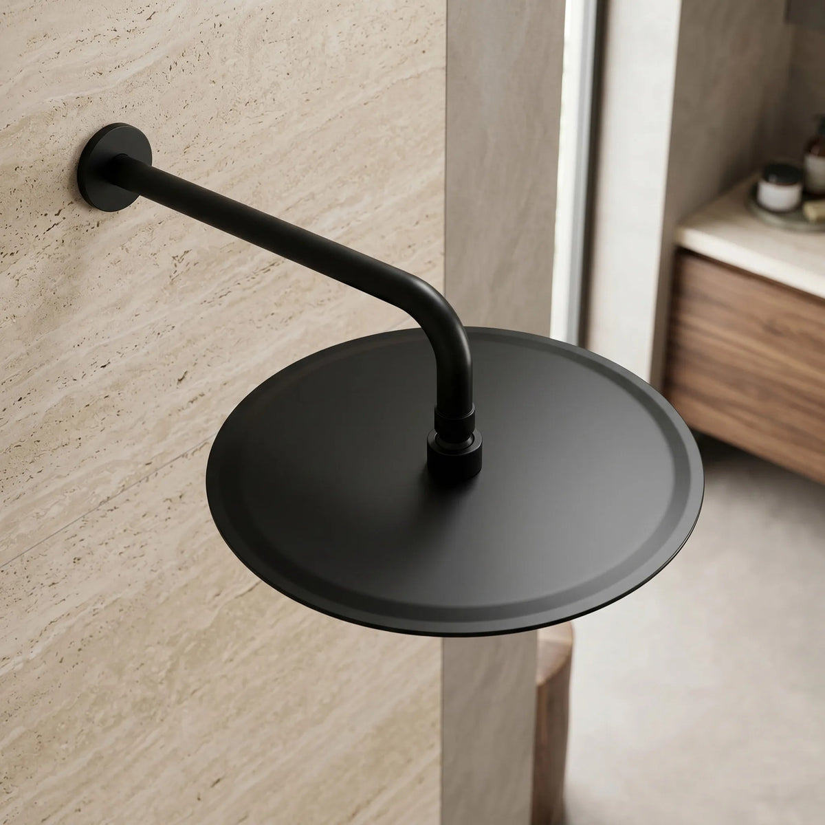 Runde Regendusche REA JS-P014B 30cm Black 7