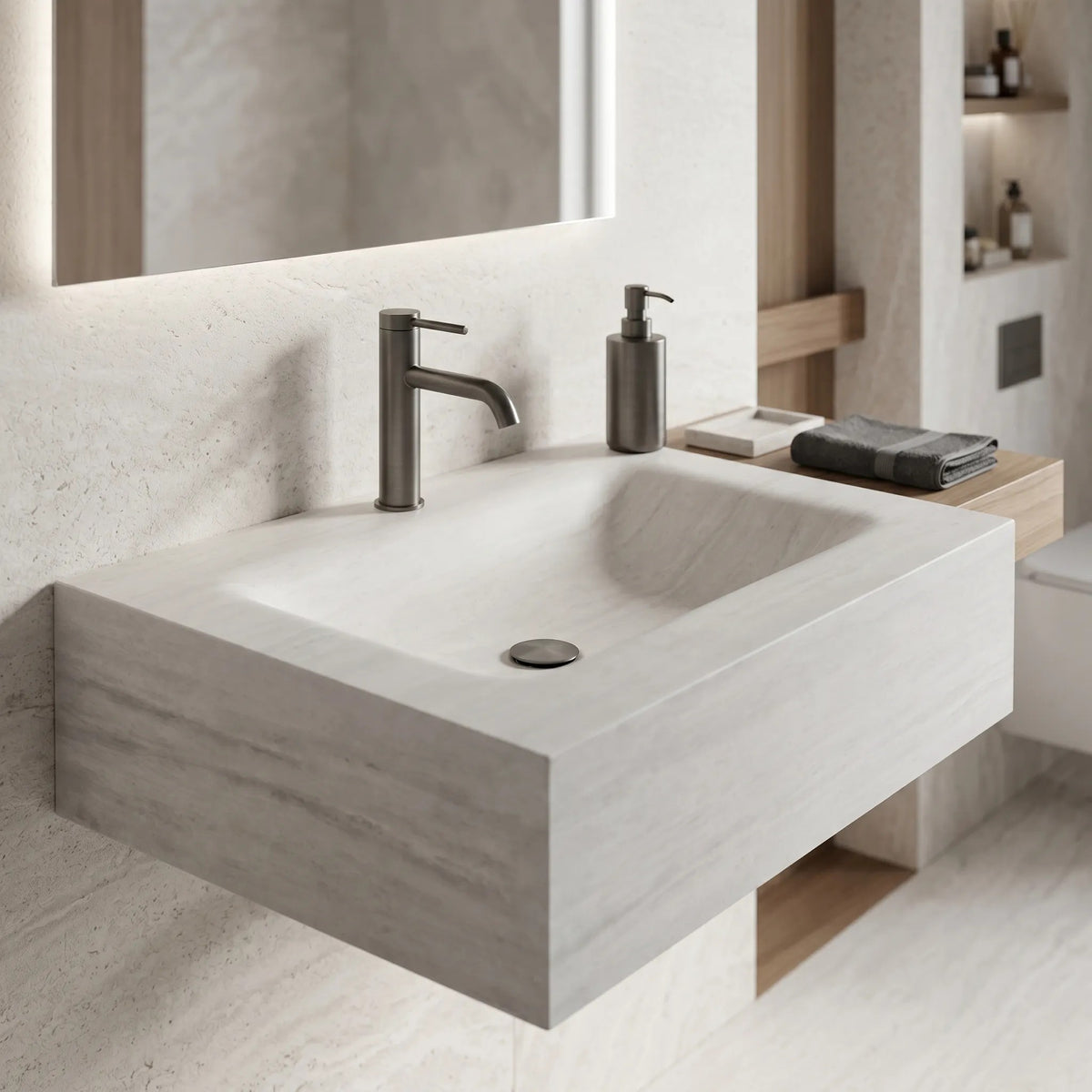 Wandwaschbecken REA Apollo Muralto Roma 70 7