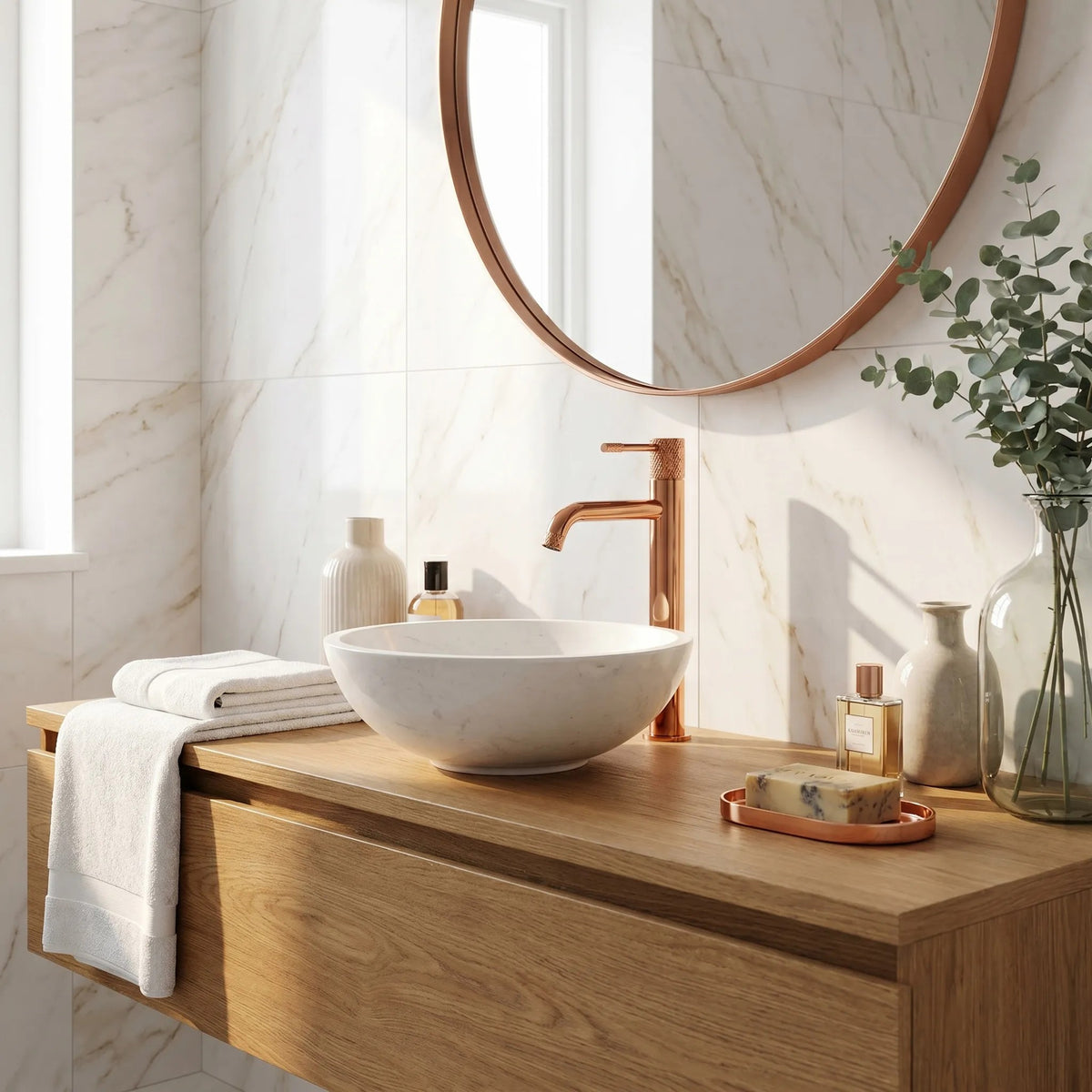 Waschbeckenarmatur Rea Venti Copper High 7