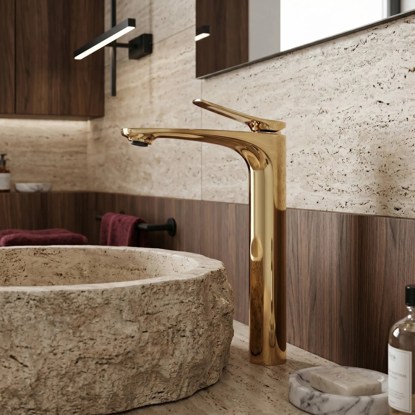 Waschbeckenarmatur PREMIUM Rea Vision Gold High 7