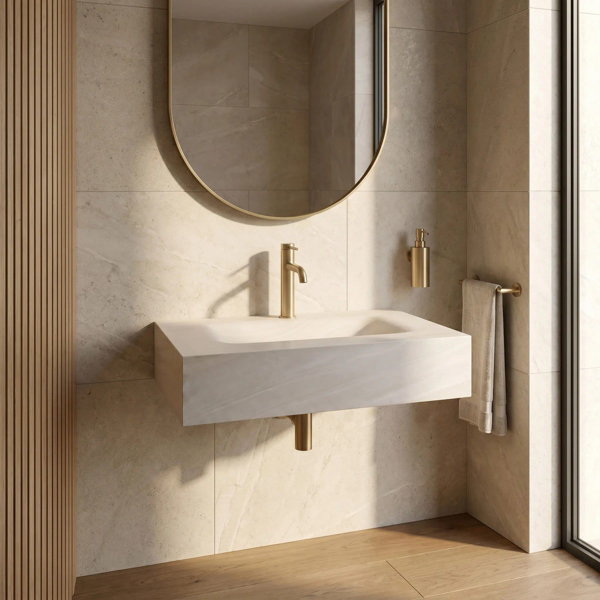 Wandwaschbecken REA Apollo Gran Cloud Sky 80 7