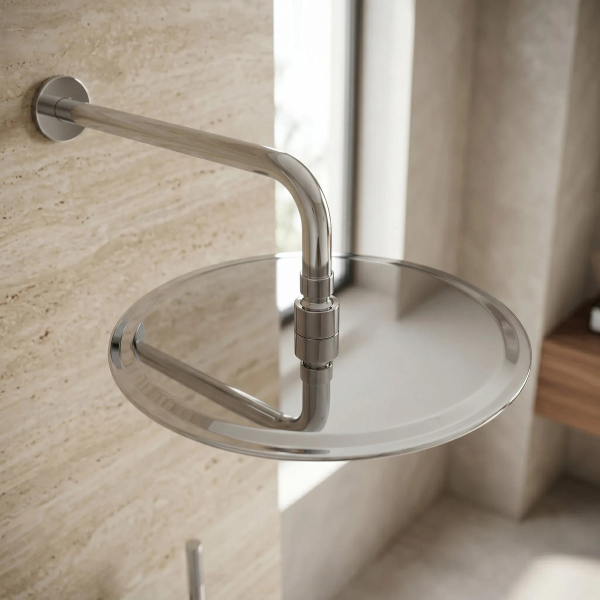 Runde Regendusche REA JS-P014 30cm Chrome 7