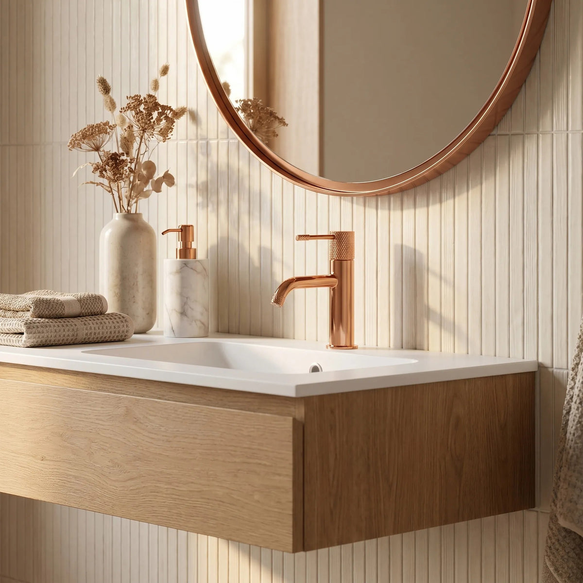 Waschbeckenarmatur Rea Venti Copper Low 7