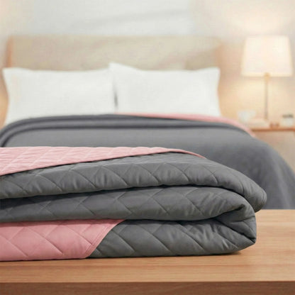 Tagesdecke Inez D. Grey-pink 220x240 7