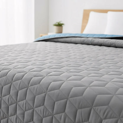 Tagesdecke Diamante L.Grey / Blue 220x240 7