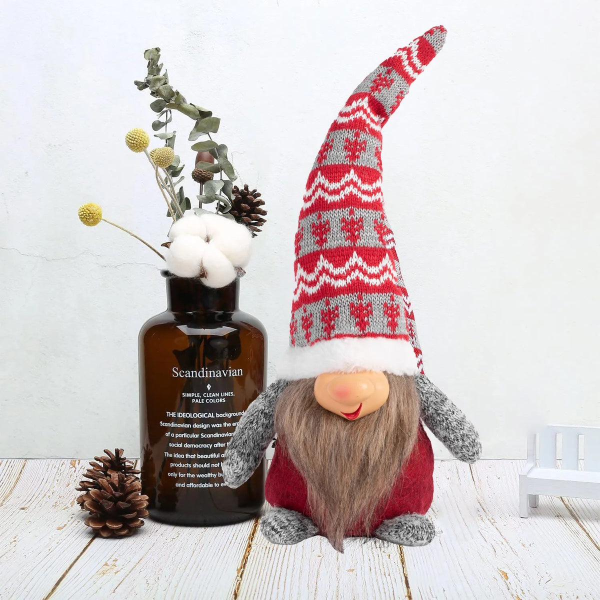Weihnachtszwerg YX068 50cm White 7