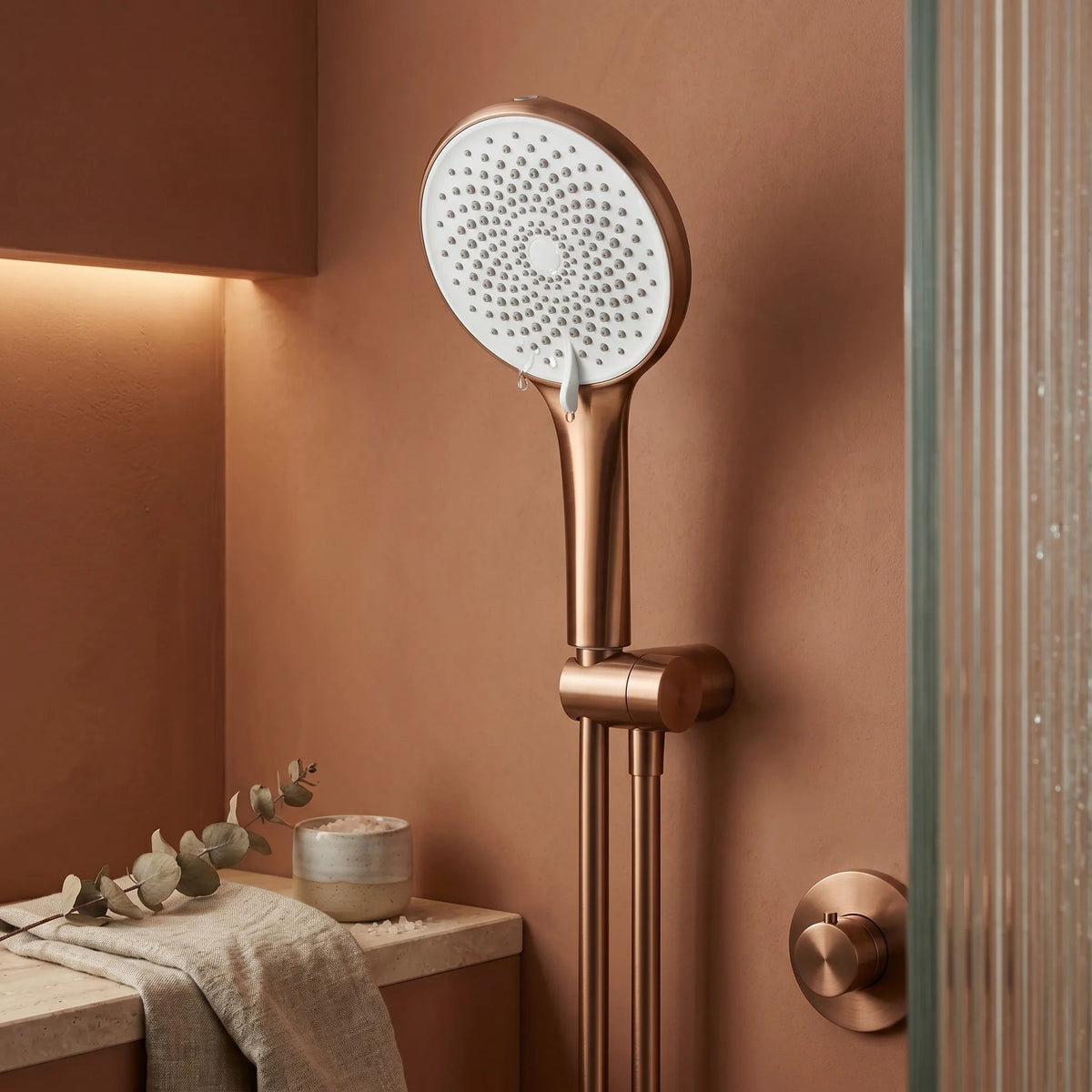 Handbrause REA JS-020 BRUSH COPPER 7