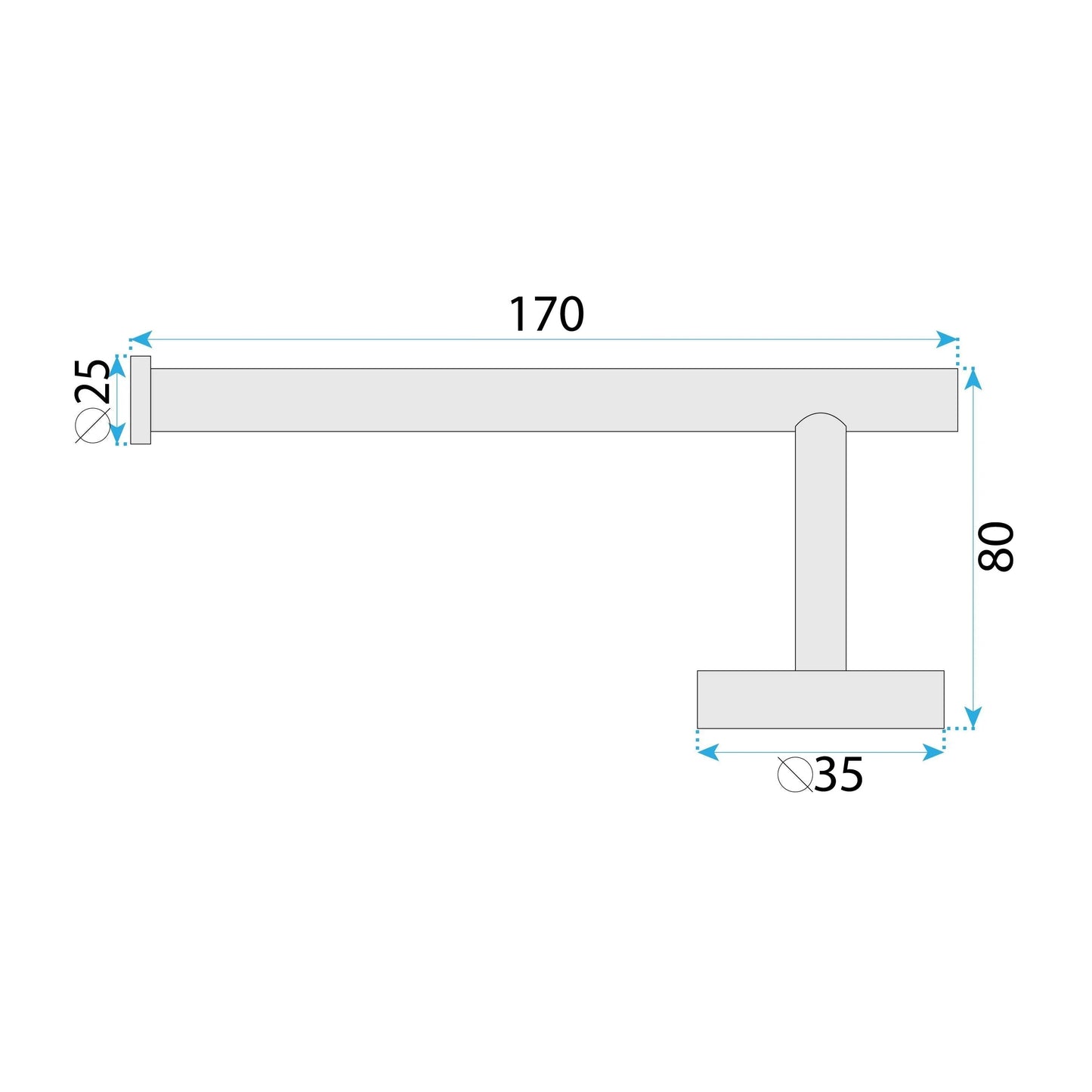 Halter für Toilettenpapier 39105 ORI Brush Copper  7