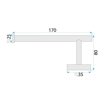 Halter für Toilettenpapier 39105 ORI Brush Copper  7