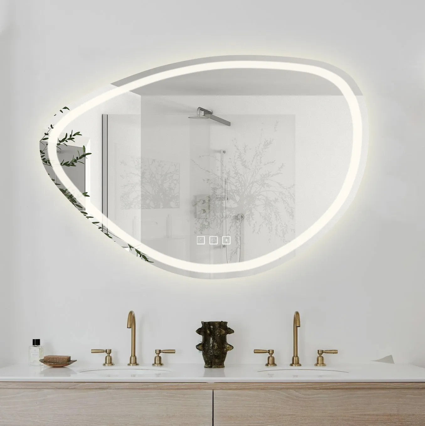 Spiegel LED 70x100cm FOG  7