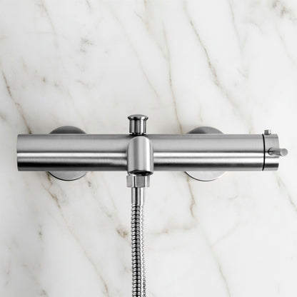 Wannenarmatur Rea Foss Nickel Brush  3