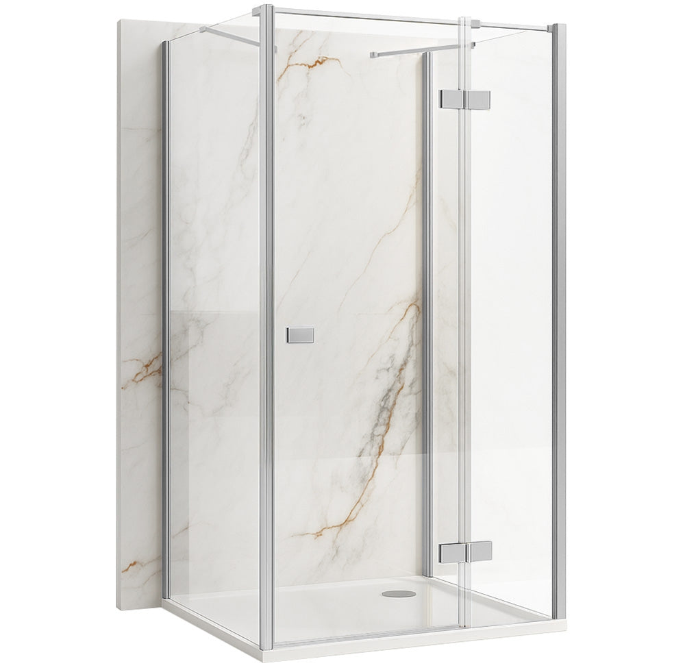 Duschkabine Rea Atlas 100x100 Chrome linke 1