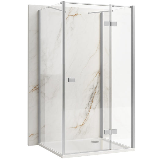 Duschkabine Rea Atlas 100x100 Chrome rechte 1