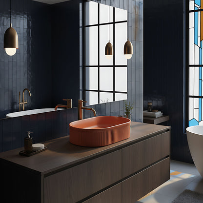 Aufsatzwaschbecken Rea Vanda Cinnamon Matt  9