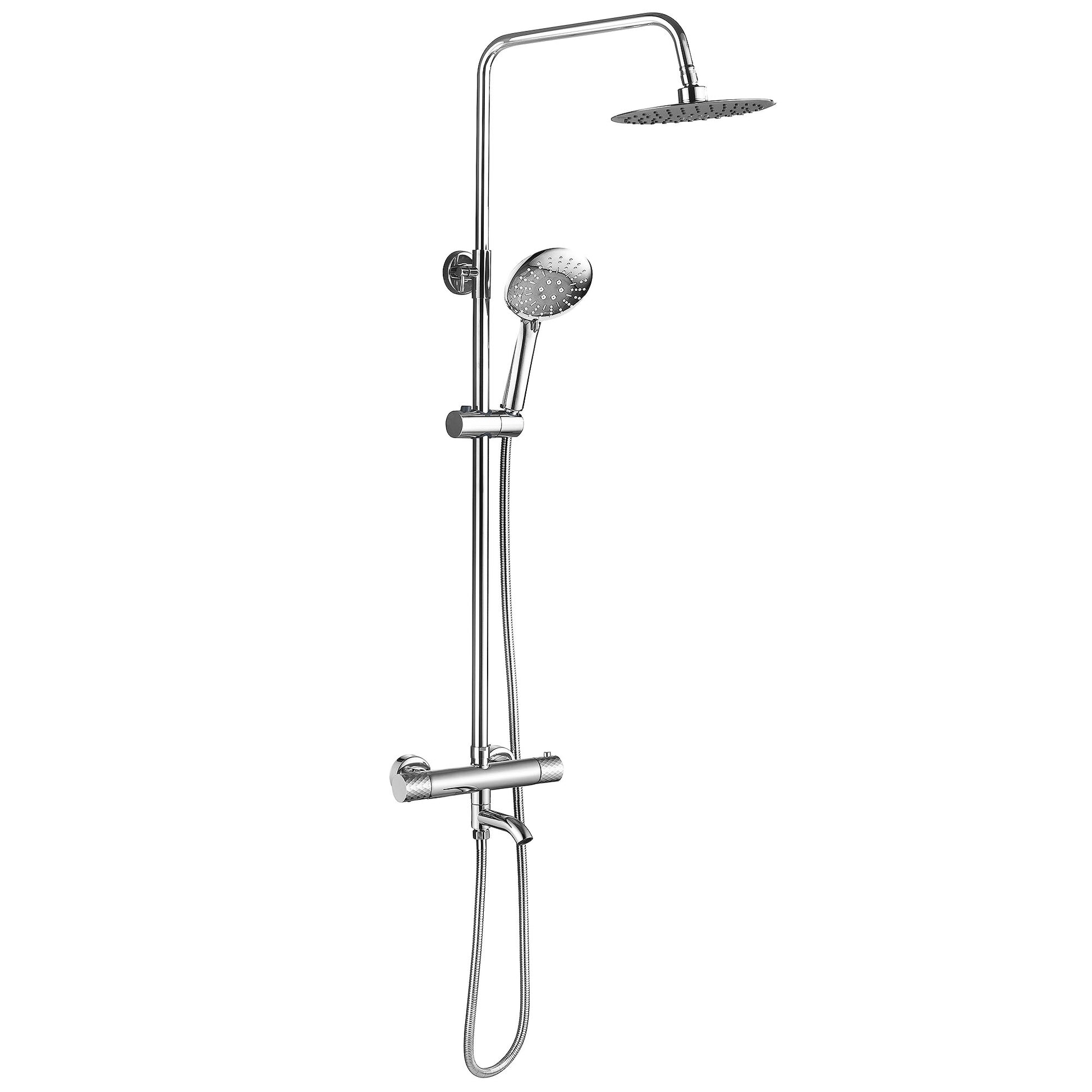 Thermostat Duschset Lungo Diamond Chrome  5