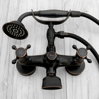 Wannenarmatur Rea Retro Old Black  5