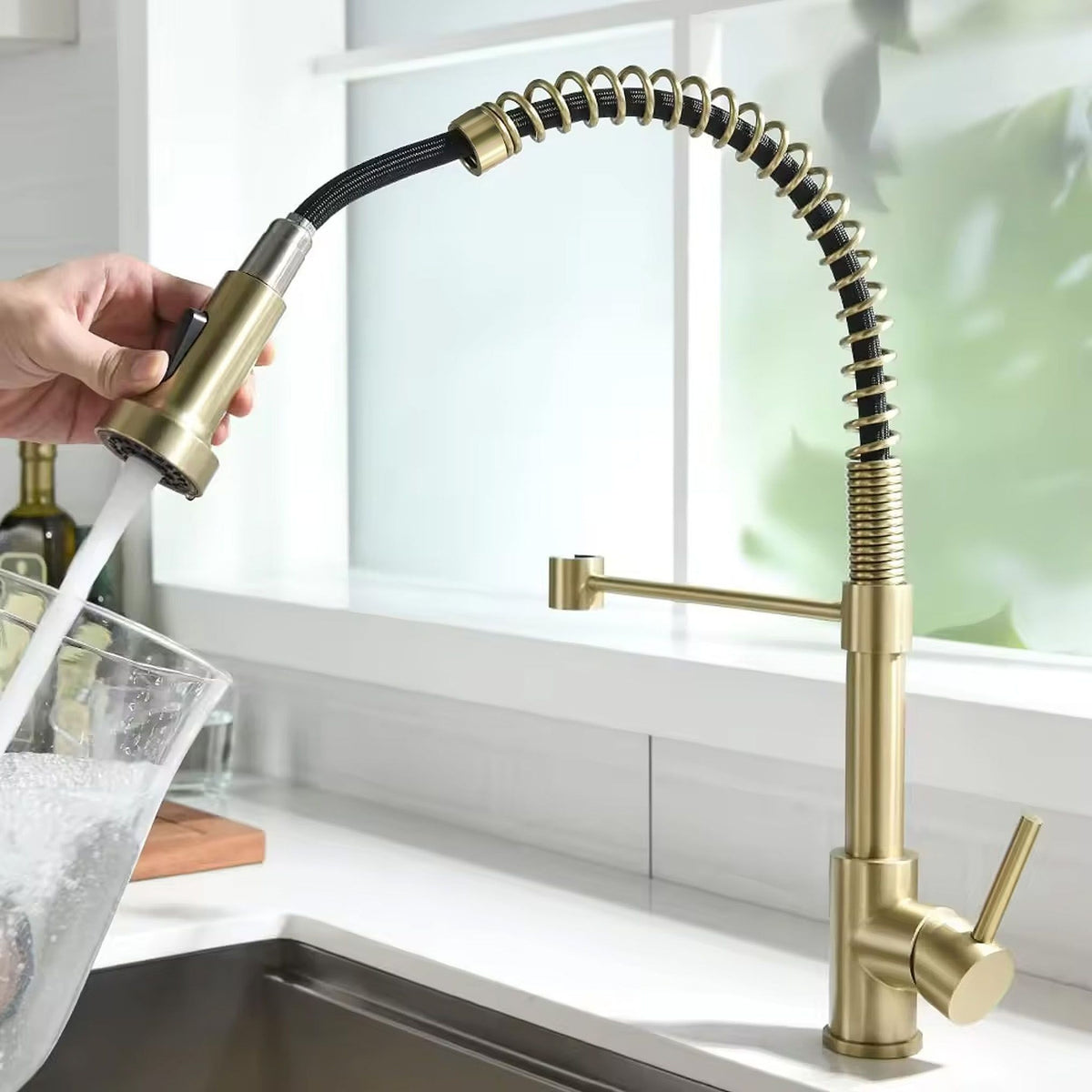 Luftauslass Mit Perlator Für Küchenarmatur REA Colin Brush Gold 3