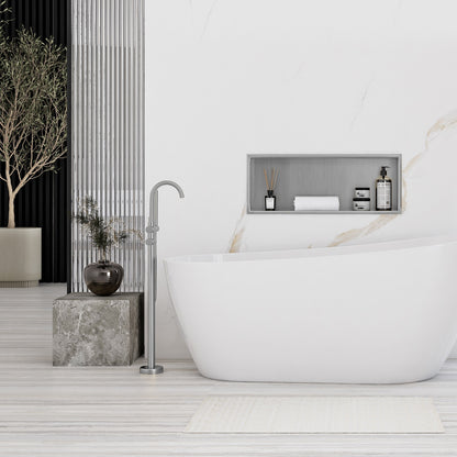 Bathroom Shelf 30x60 Steel Brush  6